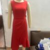 Timeless Ruched Stretch Polyester Womens Sleeveless Midi Dress
