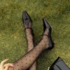 Timeless Genuine Leather Womens Pointed Toe Kitten Heel Mary Janes