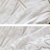 French Riviera Broderie Anglaise Scalloped Cotton Womens Mini Dress