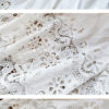 French Riviera Scalloped White Broderie Anglaise Womens Tops