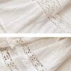 French Riviera Breathable Lyocell Lace Halter Frill Womens Maxi Dress