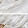 French Riviera Breathable Lyocell Scalloped Lace Trim Womens Cami Top