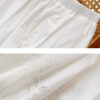 French Riviera Cotton Broderie Anglaise Womens Sleeveless Blouse