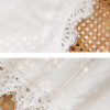 French Riviera Scalloped Embroidery Linen Lyocell Womens Top