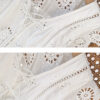 French Riviera Broderie Anglaise White Cotton Women Summer Top