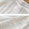 French Riviera Summer Cotton Scalloped Broderie Anglaise Womens Shorts