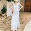 French Riviera Breathable Cotton Broderie Anglaise Womens Blouse
