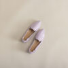 Casual Chic Foldable Sheepskin Womens Pointed Toe Slip On Flats