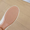 Casual Chic Perforated Sheepskin Leather Womens Flat Mary Janes