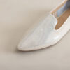 Casual Chic Foldable Sheepskin Womens Pointed Toe Slip On Flats