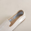 Casual Chic Foldable Sheepskin Womens Pointed Toe Slip On Flats