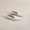 Casual Chic Foldable Sheepskin Womens Pointed Toe Slip On Flats