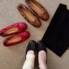 Casual Chic Soft Washed Leather Womens Bow Square Toe Ballet Flats
