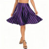 Casual Chic Stretch Novelty Print Womens High Waist A Line Midi Skirt