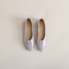 Modern Minimalist Soft Sheepskin Womens Pointed Toe Slip On Flats