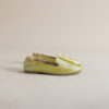 Casual Chic Foldable Sheepskin Womens Pointed Toe Slip On Flats