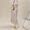 Modern Minimalist Soft Sheepskin Womens Pointed Toe Slip On Flats