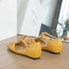 French Riviera Sheepskin Caged Womens Square Toe Fisherman Sandals
