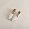 Casual Chic Foldable Sheepskin Womens Pointed Toe Slip On Flats