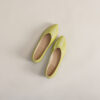 Modern Minimalist Soft Sheepskin Womens Pointed Toe Slip On Flats