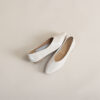 Modern Minimalist Soft Sheepskin Womens Pointed Toe Slip On Flats