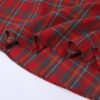 Romantic Bohemian Crochet Patchwork Plaid Womens Asymmetric Midi Skirt
