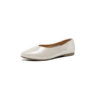 Modern Minimalist Soft Sheepskin Womens Pointed Toe Slip On Flats