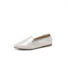 Casual Chic Foldable Sheepskin Womens Pointed Toe Slip On Flats