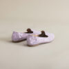 Casual Chic Foldable Sheepskin Womens Pointed Toe Slip On Flats