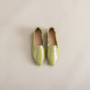Casual Chic Foldable Sheepskin Womens Pointed Toe Slip On Flats
