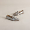 Casual Chic Foldable Sheepskin Womens Pointed Toe Slip On Flats
