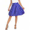 Casual Chic Stretch Novelty Print Womens High Waist A Line Midi Skirt