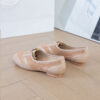 Casual Chic Perforated Sheepskin Leather Womens Flat Mary Janes