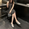 French Riviera Breathable Buckle Strap Womens Mary Jane Flat Shoes